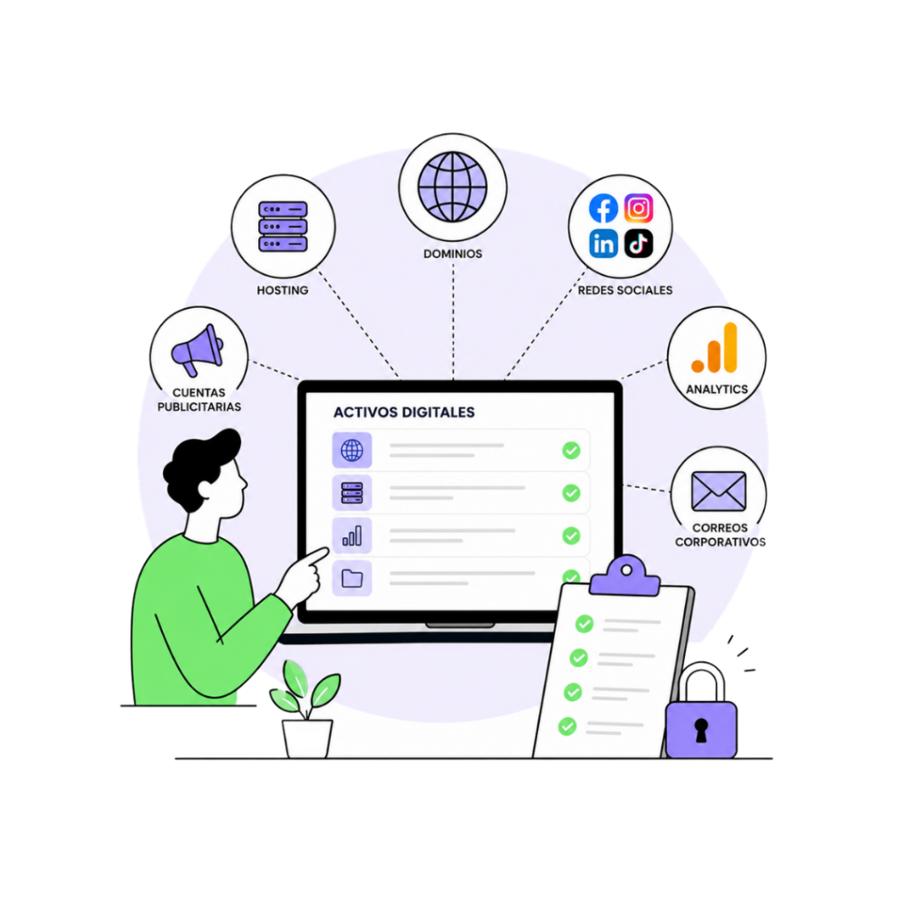 Imagen representando activos digitales bajo tu control